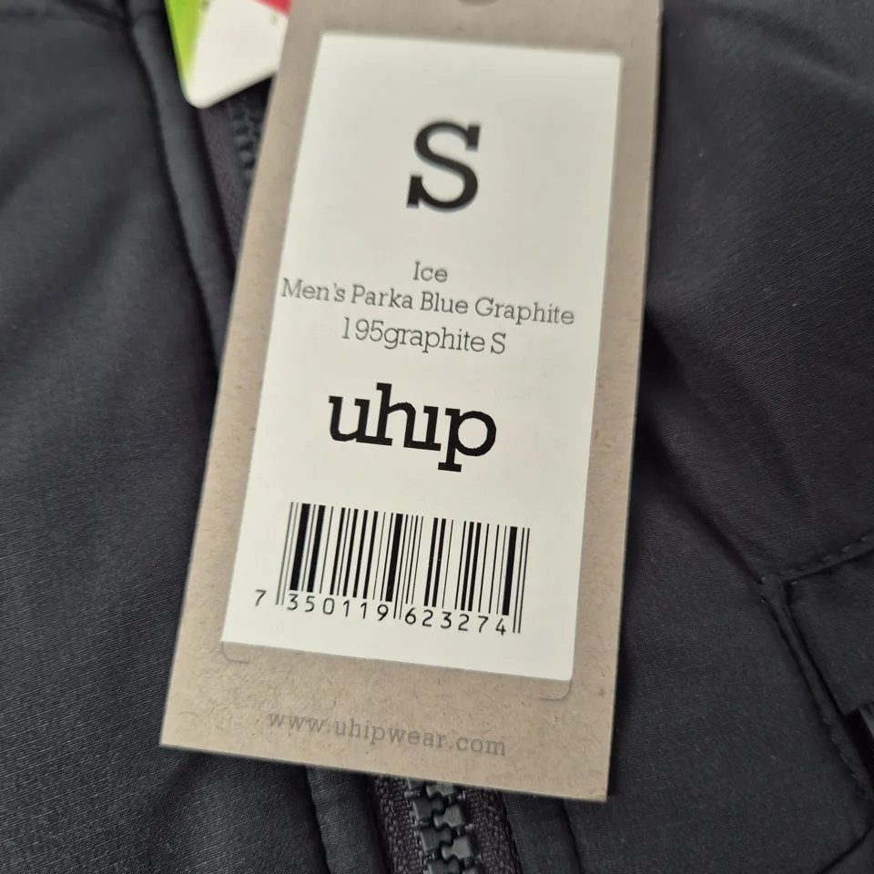 UHIP MEN'S PARKA – BLUE GRAPHITE, UK SMALL (S)
