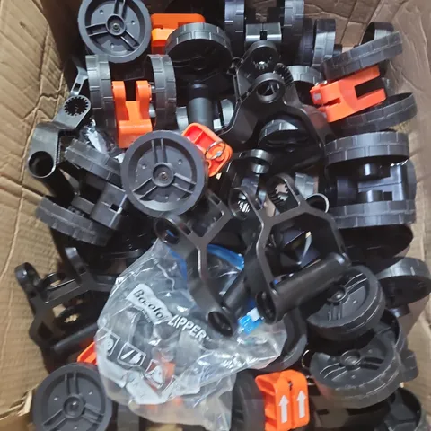 BOX OF APPROXIMATELY 20 ASSORTED WHEELS AND HANDLES 