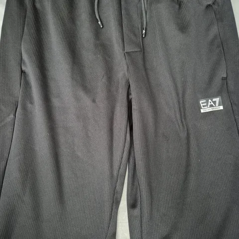 EMPORIO ARMANI JOGGERS IN BLACK SIZE LARGE