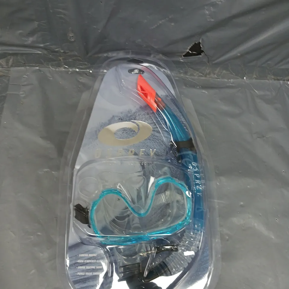 BOXED OSPREY MASK AND SNORKEL SET WITH CAMERA MOUNT RRP £24.99