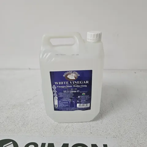 GOLDEN SWAN WHITE VINEGAR, 5 LITRES