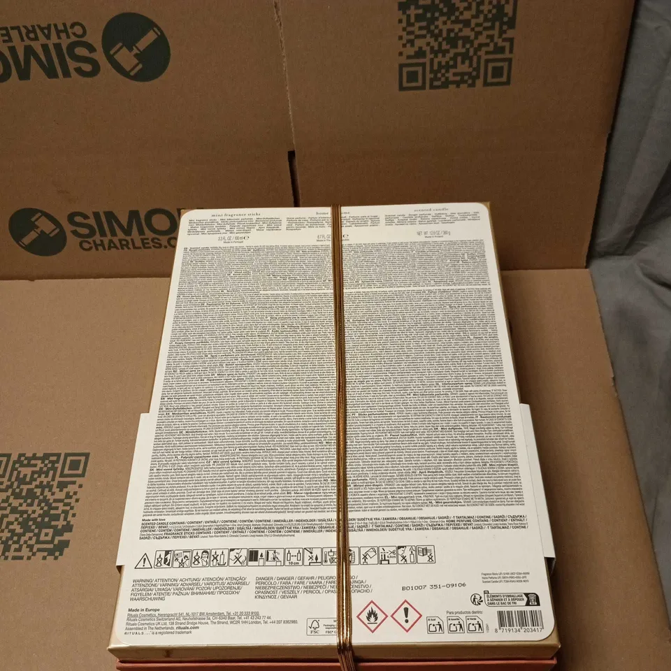 RITUALS... SUEDE VANILLA LUXURY HOME GIFT SET TO INCLUDE CANDLE ETC