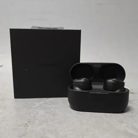 BOXED TECHNICS BLACK PORTABLE WIRELESS EARBUDS