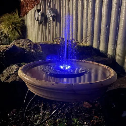 SFIXX SOLAR WATER FOUNTAIN WITH REMOTE