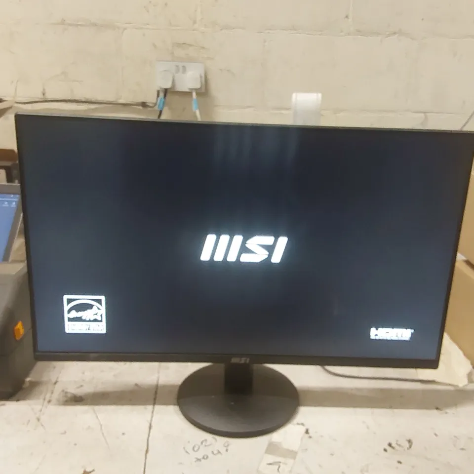 BOXED CUSTOM GAMING PC WITH MSI MONITOR - NO GPU, 16GB CORSAIR RAM, MSI M450 1TB SSD, COUGAR UNIFACE MINI RGB CASE, MSI LCD MONITOR