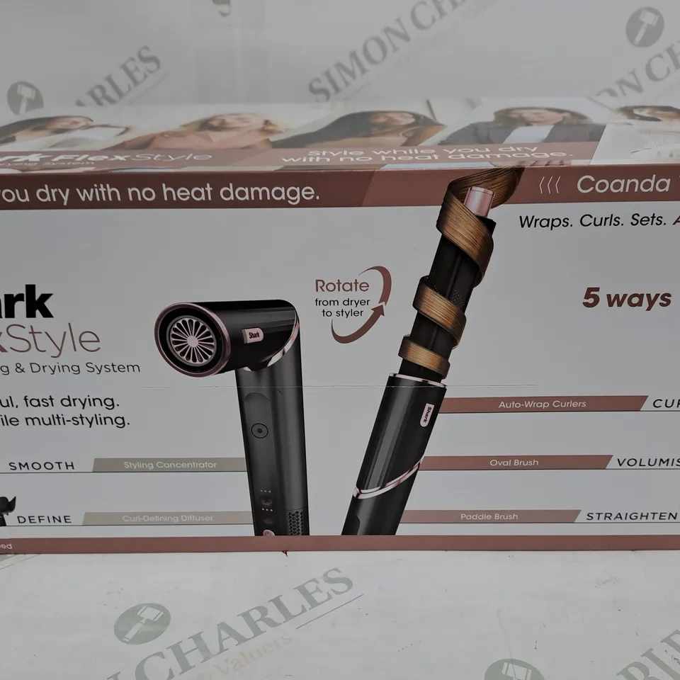 BOXED SHARK FLEXSTYLE HAIR STYLER AND DRYER 