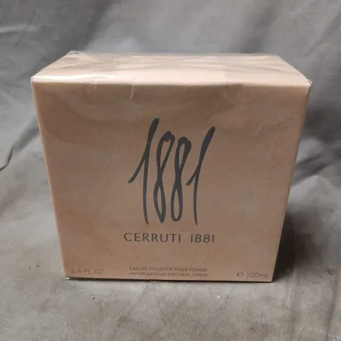 BOKED AND SEALED CERRUTI 1881 EAU DE TOILETTE 100ML