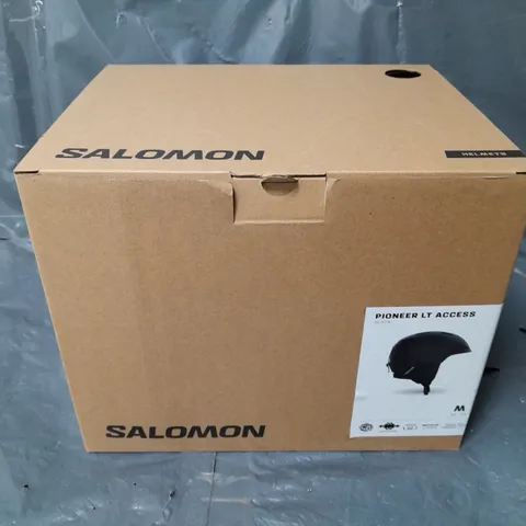 BOXED SOLOMON PIONEER LT ACCESS HELMET IN BLACK