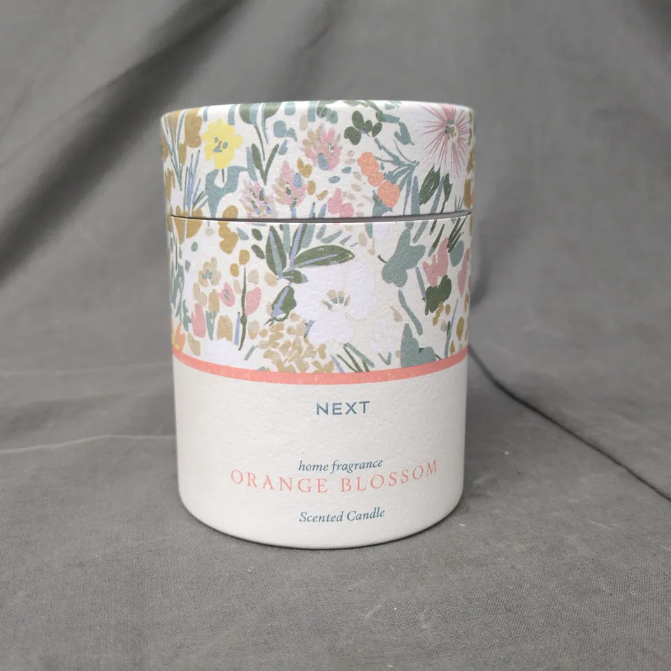 NEXT HOME FRAGRANCE ORANGE BLOSSOM SCENTED CANDLE
