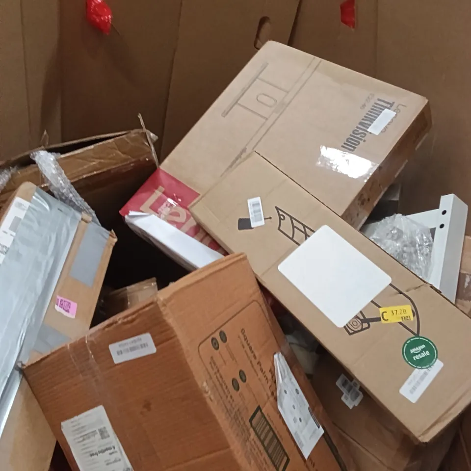 PALLET OF ASSORTED ITEMS INCLUDING - KEYBOARD, SMART AIR PURIFIER, WINDOW BLINDS