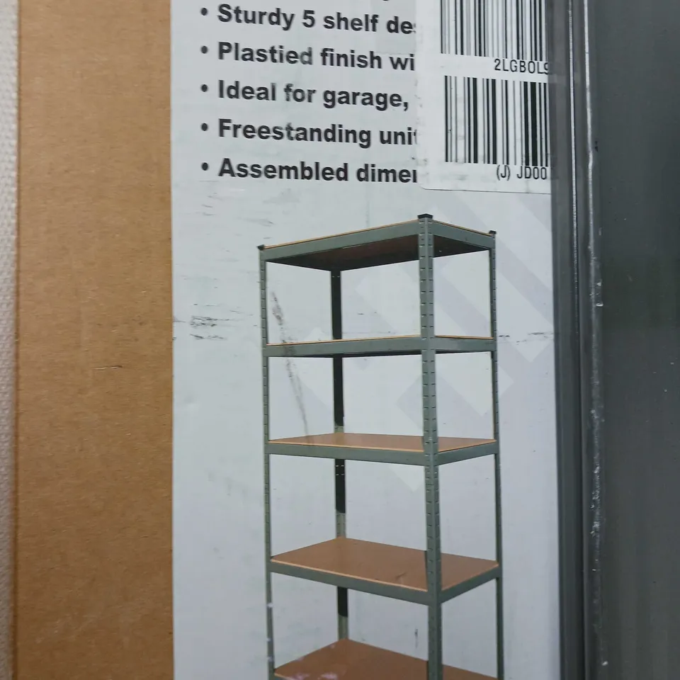 265KG 5 TIER BOLTLESS SHELVING RRP £75.99