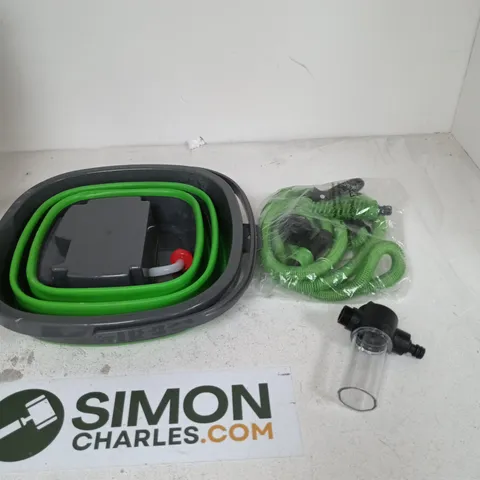 SFIX RECHARGEABLE CORDLESS PRESSURISED BUCKET WITH HOSE