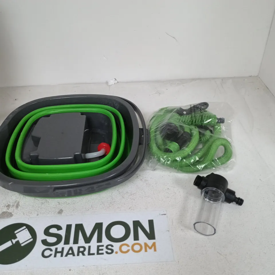 SFIX RECHARGEABLE CORDLESS PRESSURISED BUCKET WITH HOSE