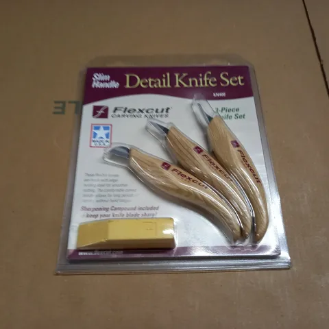 SLIM HANDLE 3-PIECE DETAIL KNIFE SET