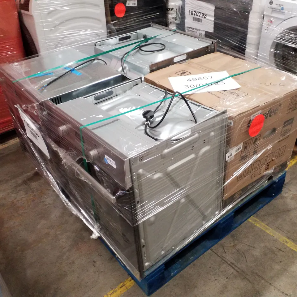 PALLET OF APPROXIMATELY 4 UNPROCESSED RAW RETURN WHITE GOODS TO INCLUDE