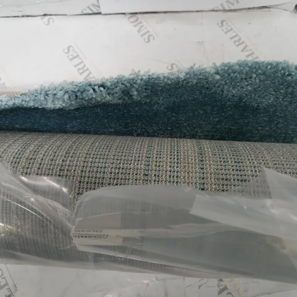 OBSESSION HOME FASHION MY HAMPTON DESIGN HPT710 BLUE OCEAN RUG 60 X 110CM