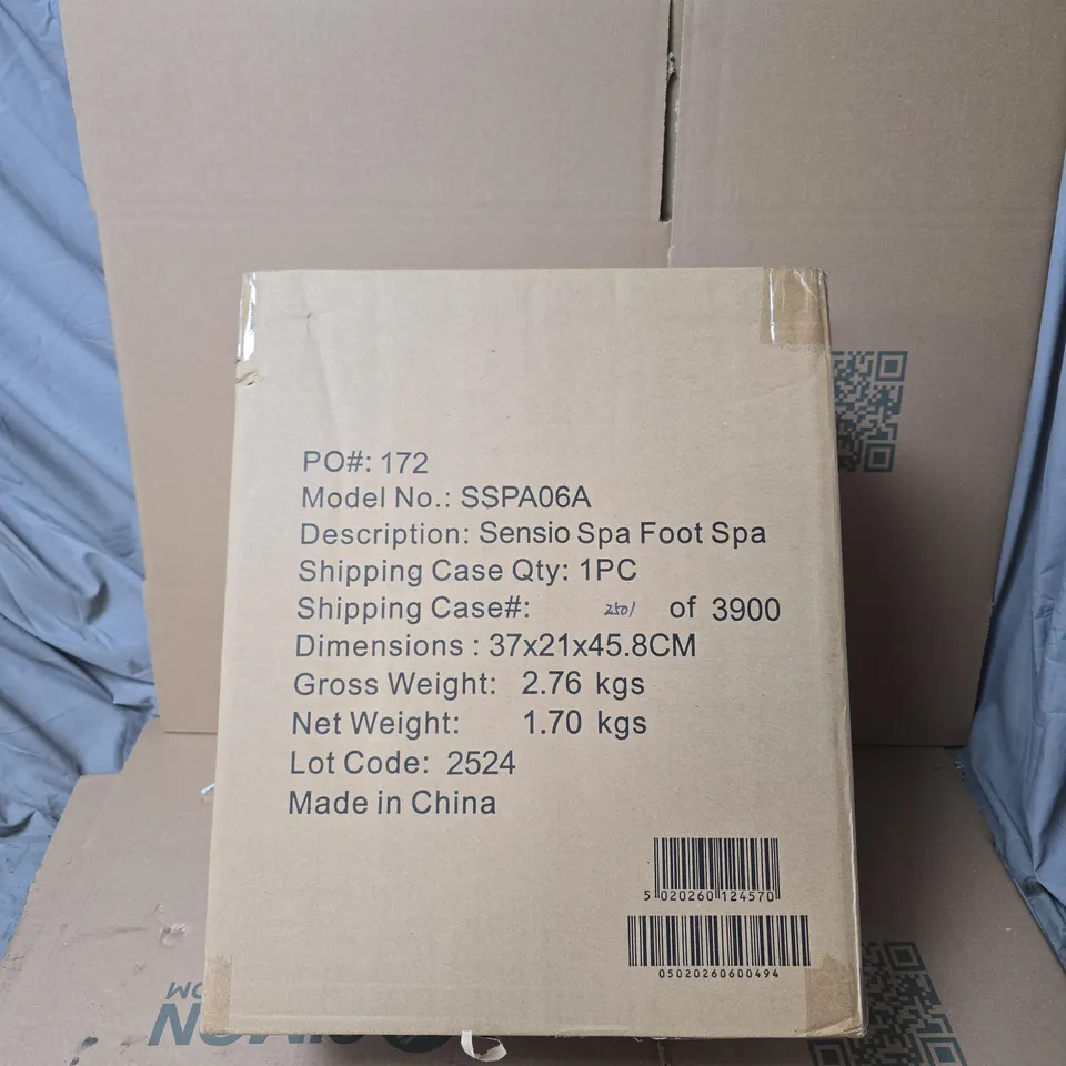 SENSIO HOME FOOT SPA BOXED