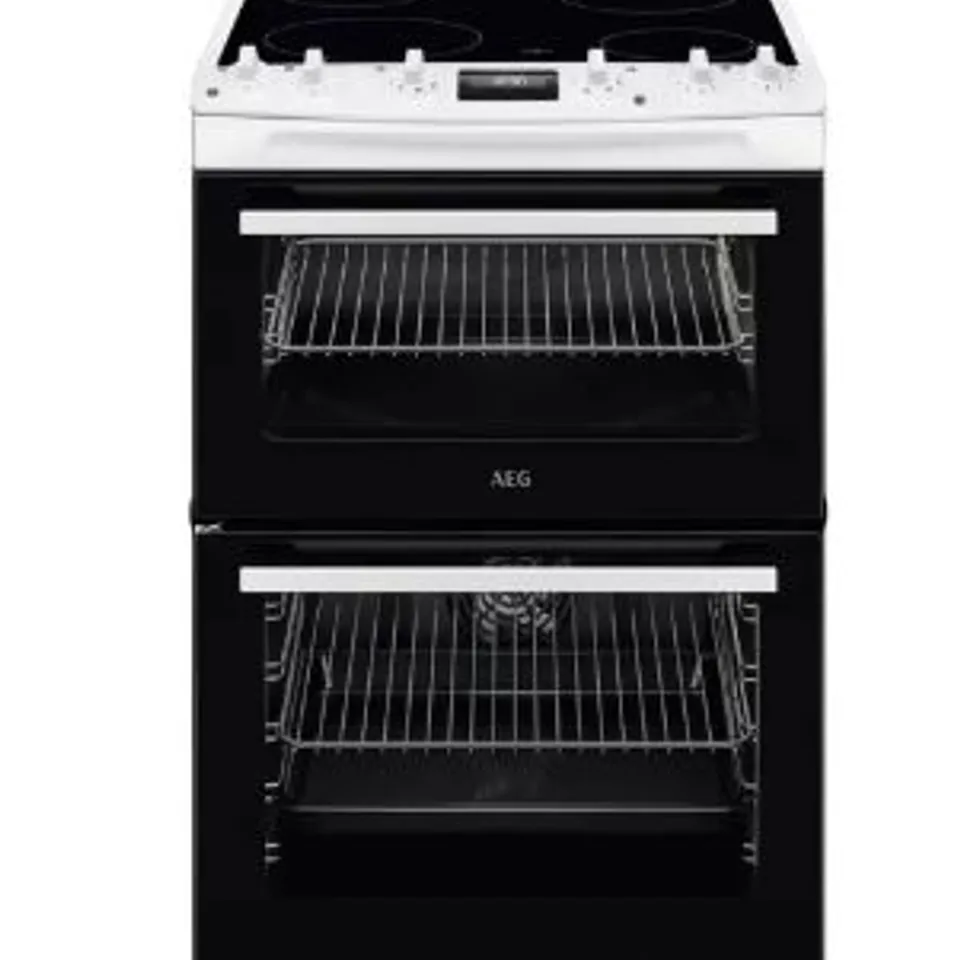 AEG 5000 SURROUNDCOOK CCX6540ACW 60 CM ELECTRIC CERAMIC COOKER - WHITE