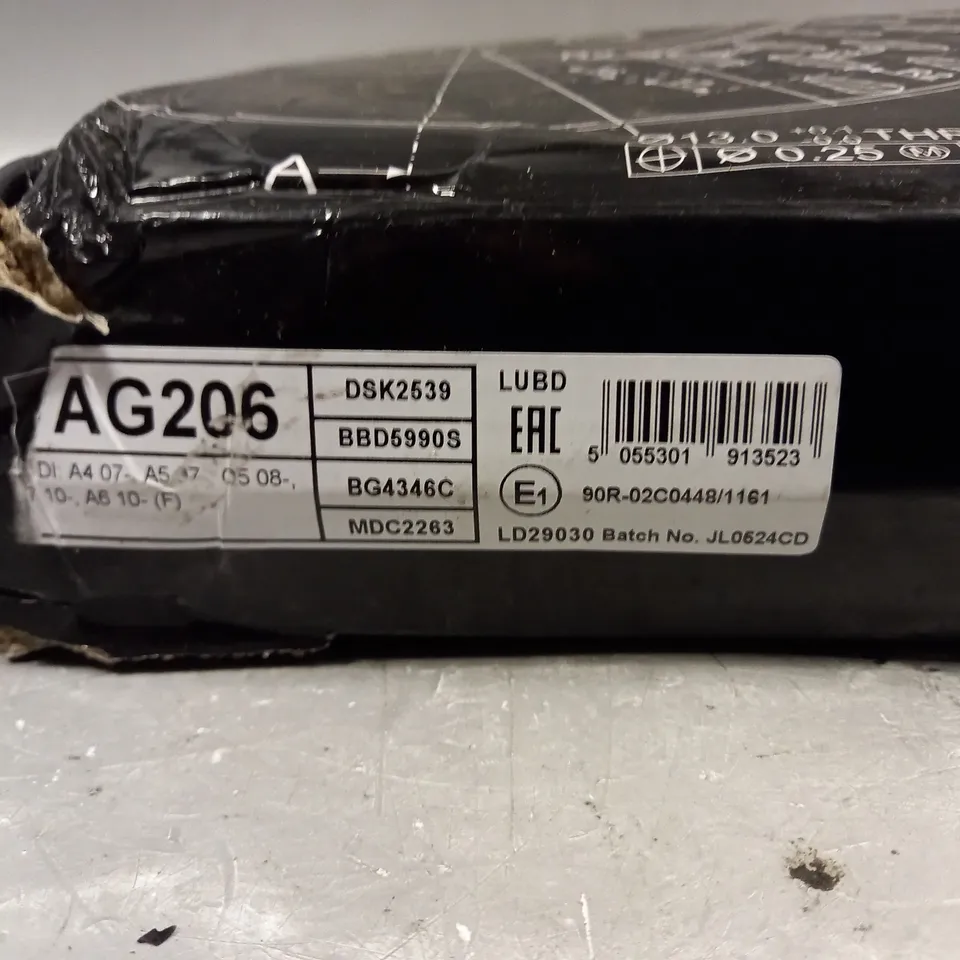 BOXED JURATEK BRAKE DISK - AG206