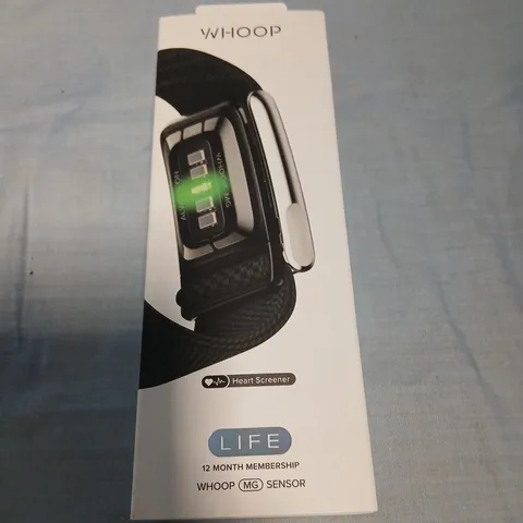 WHOOP HEART RATE SENSOR WITH 12-MONTH LIFE MEMBERSHIP β BOXED