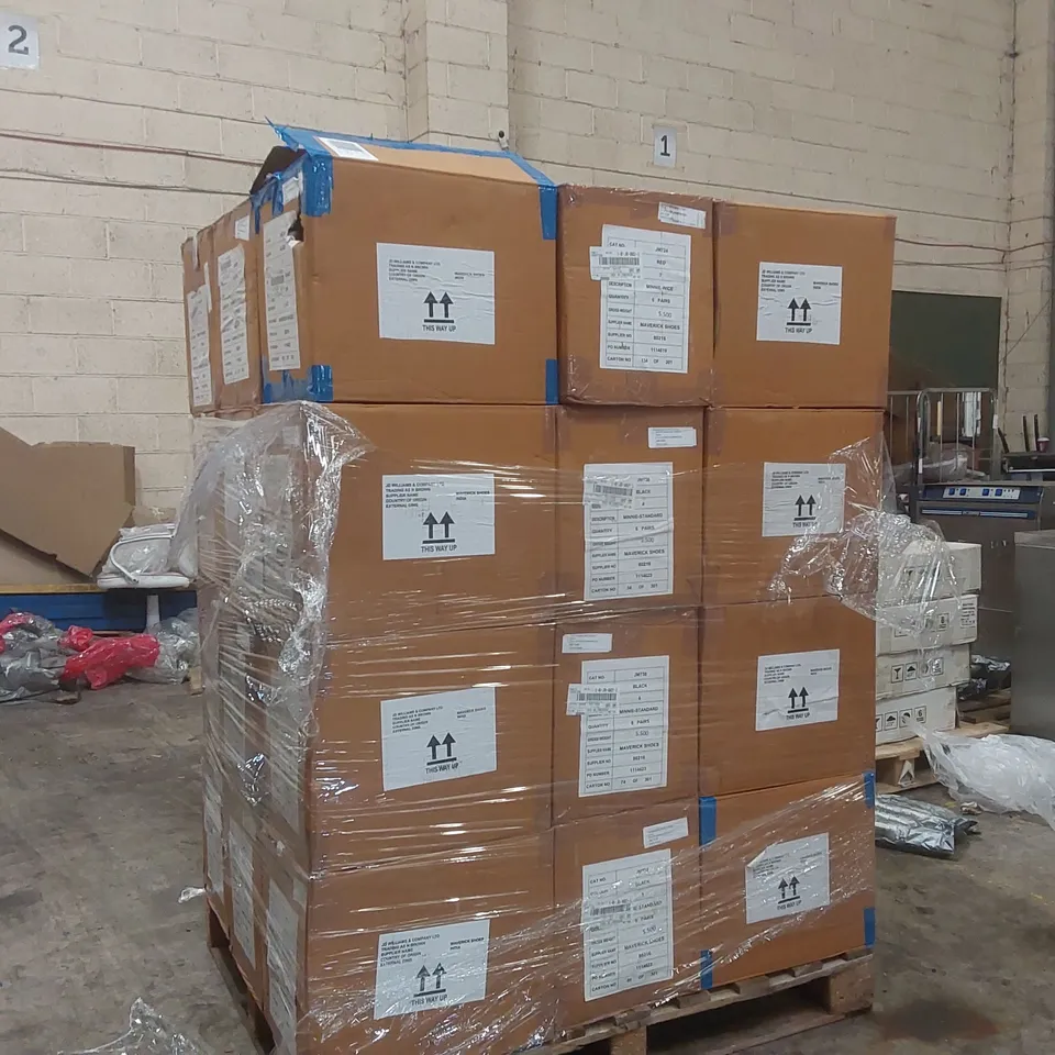 PALLET CONTAINING APPROXIMATELY 180x BRAND NEW PAIRS OF SIMPLY BE REAL LEATHER MINNIE-STANDARD SHOES