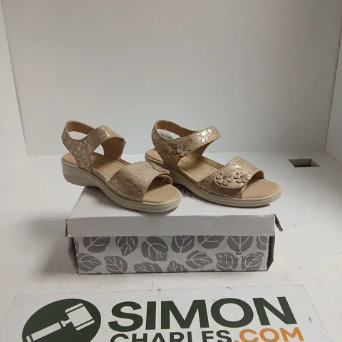 SHOE TREE COMFORT AZALEA BEIGE SANDALS – UK 3