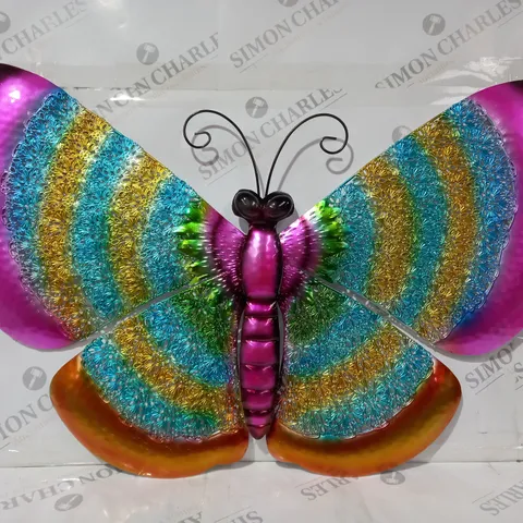 BOXED GARDEN REFLECTIONS WALL HANGING BUTTERFLY