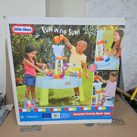 LITTLE TIKES FOUNTAIN FACTORY WATER TABLE
