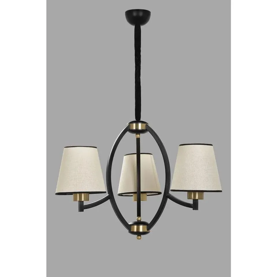 ROBBINS 3 - LIGHT SHADED CHANDELIER