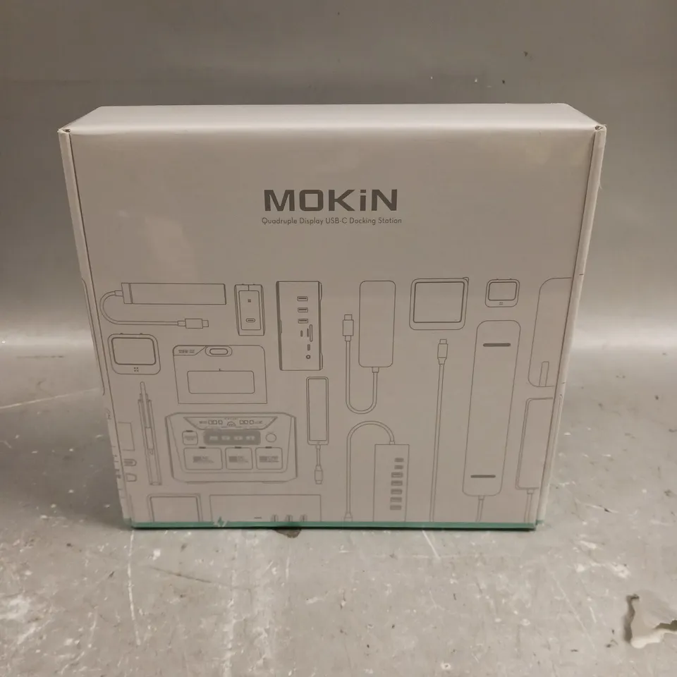 BOXED SEALED MOKIN QUADRUPLE DISPLAY USB-C DOCKING STATION 