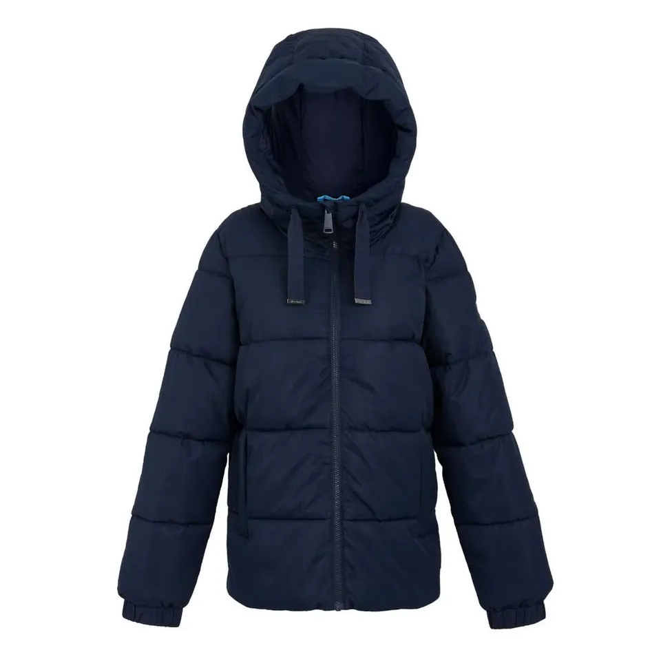 BRAND NEW REGATTA WOMENS ARILIE HOODED JACKET IN NAVY - SIZE 14
