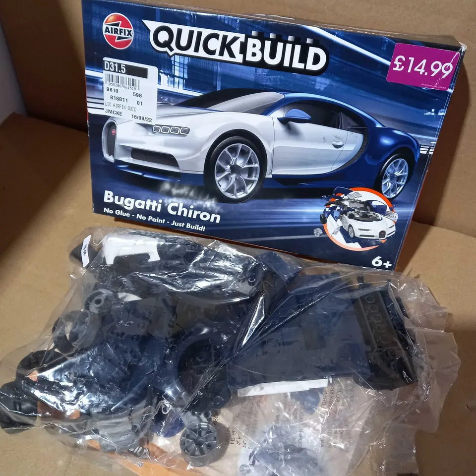 AIRFIX QUICK BUILD BUGATTI CHIRON MODEL KIT