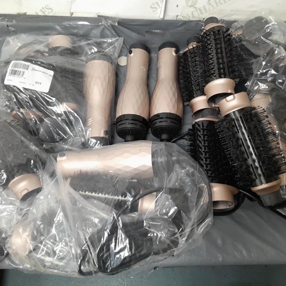 LOT OF 6 UNBOXED REVAMP VOLUME & STYLE 1200W HOT AIR STYLERS