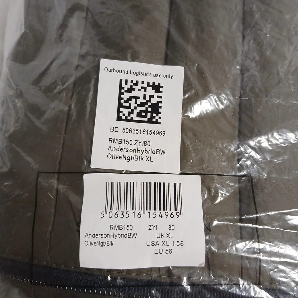 REGATTA GREAT OUTDOORS ANDERSONHYBRIDBW JACKET – OLIVE NIGHT / BLACK – UK XL