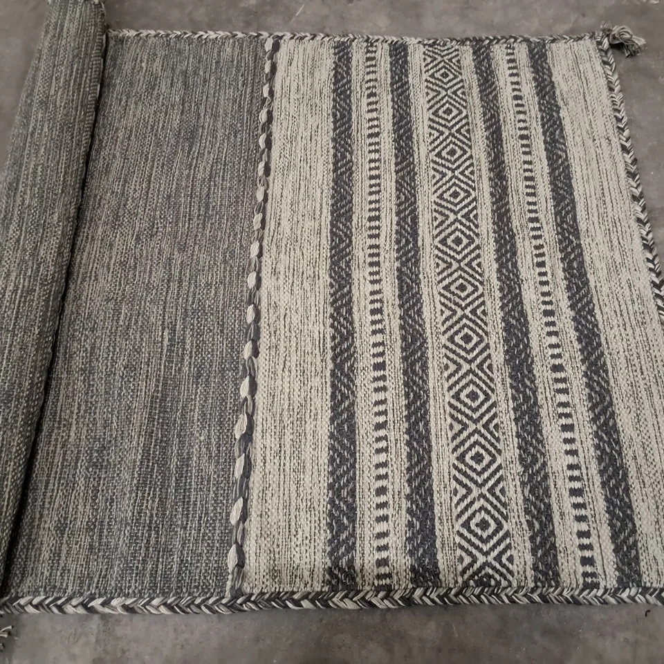 BRAND NEW PACO KILIM IN GREY - 80X150CM