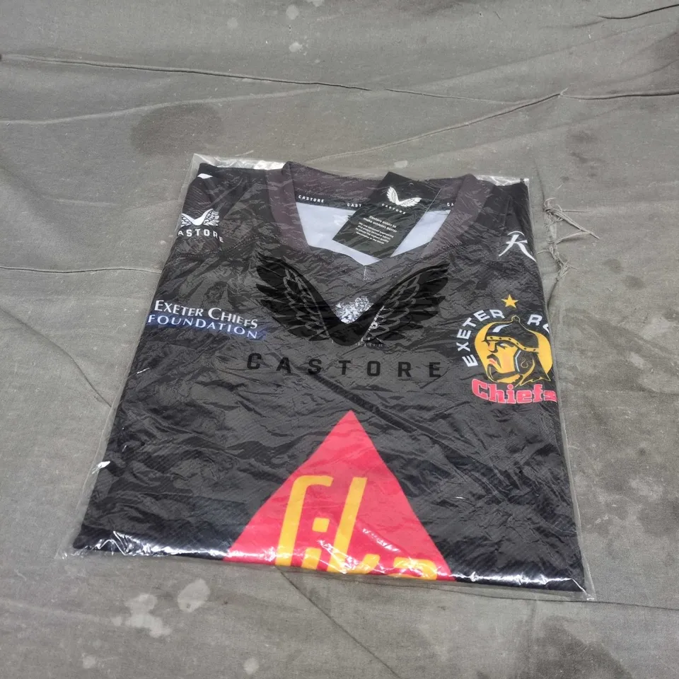 CASTORE EXETER CHIEFS HOME REPLICA JERSEY – BLACK, UK L