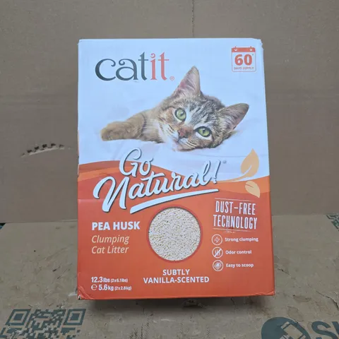 CATIT GO NATURAL PEAK HUSK CLUMPING LITTER 5.6KG