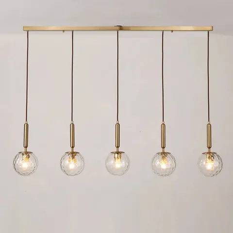 BOXED 5 LIGHT BAR PENDANT CEILING LIGHT (1 BOX)