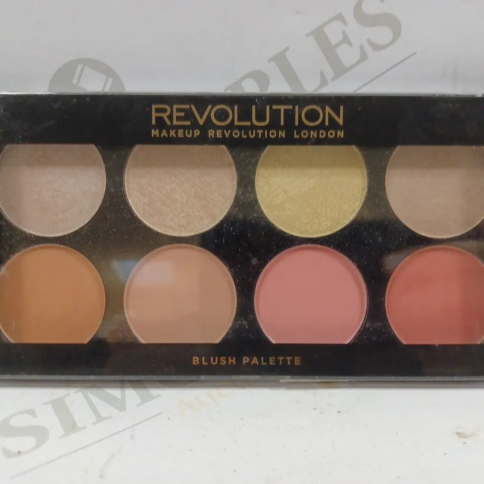 BOX OF APPROX 9 REVOLUTION BLUSH GODDESS PALETTES