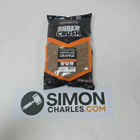 SONUBAITS SUPER CRUSH CHOCOLATE ORANGE GROUNDBAIT – 2KG
