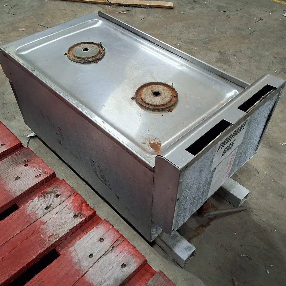 LINEAR HT3P PROPANE GAS 2 BURNER HOB