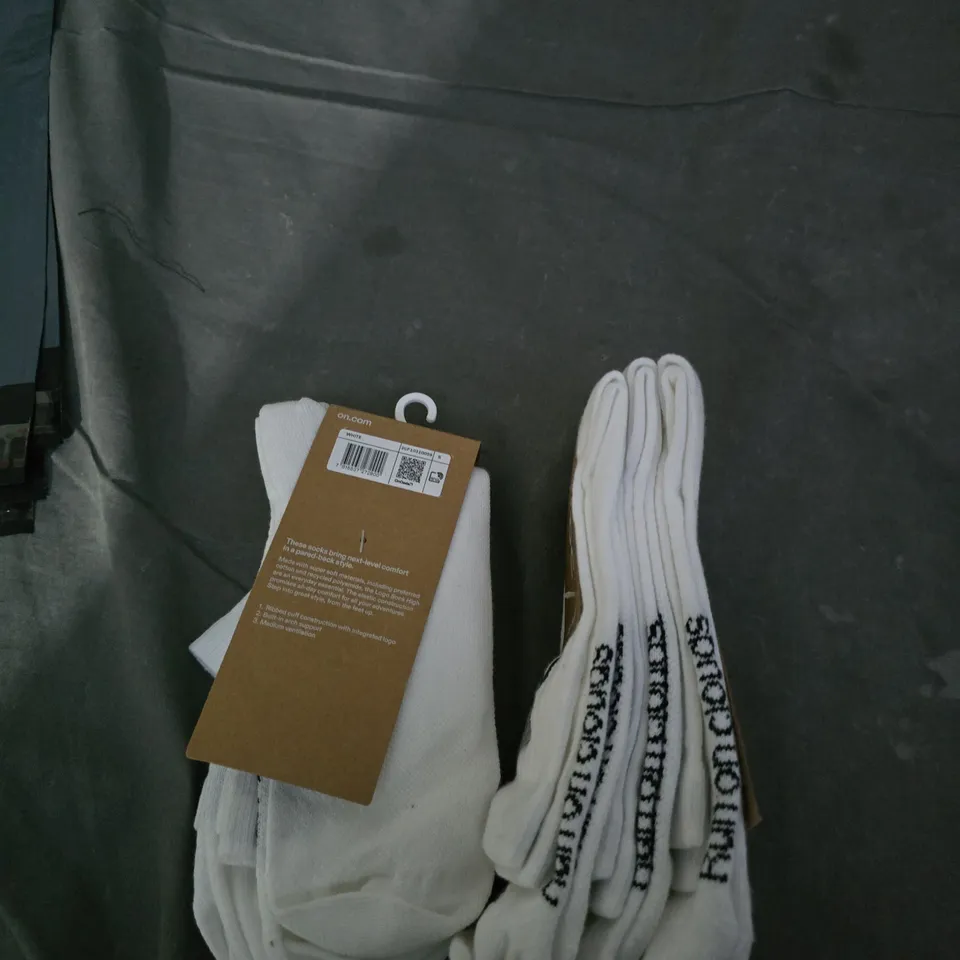 LOGO SOCK HIGH 3P WHITE SOCKS – PACK OF 2