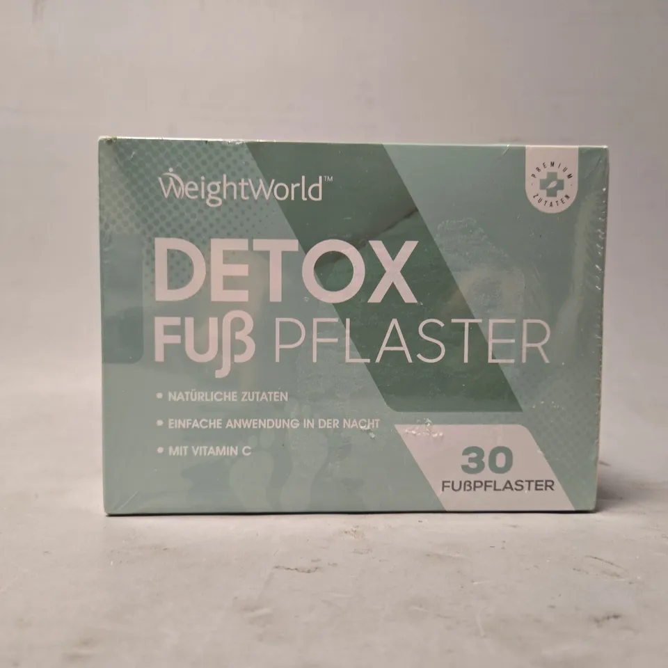 SEALED WEIGHTWORLD DETOX FUB PFLASTER 