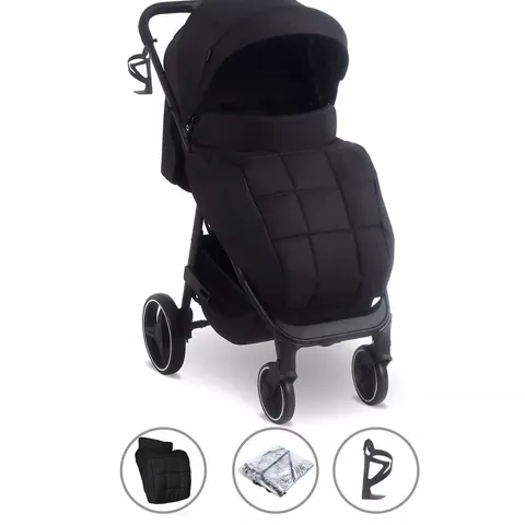 MY BABIIE MB160 PLUS PUSHCHAIR - BLACK LEOPARD - COLLECTION ONLY