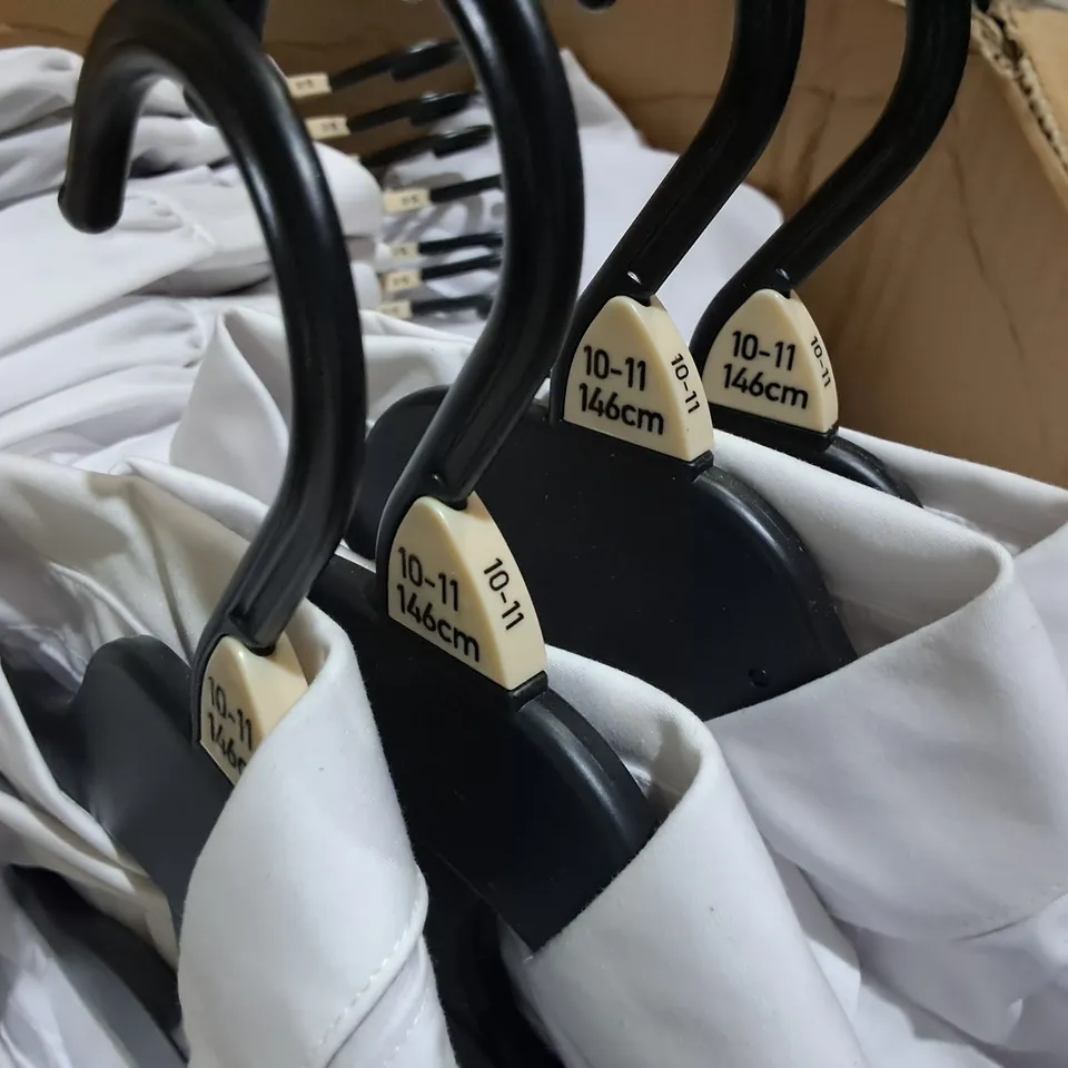 LOT OF APPROXIMATELY 120 WHITE EASY IRON 2-PACKS OF SHORT SLEEVE SHIRTS