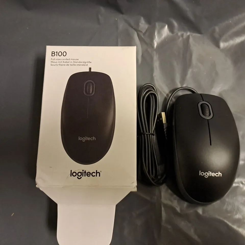 BOXED LOGITECH B100 MOUSE