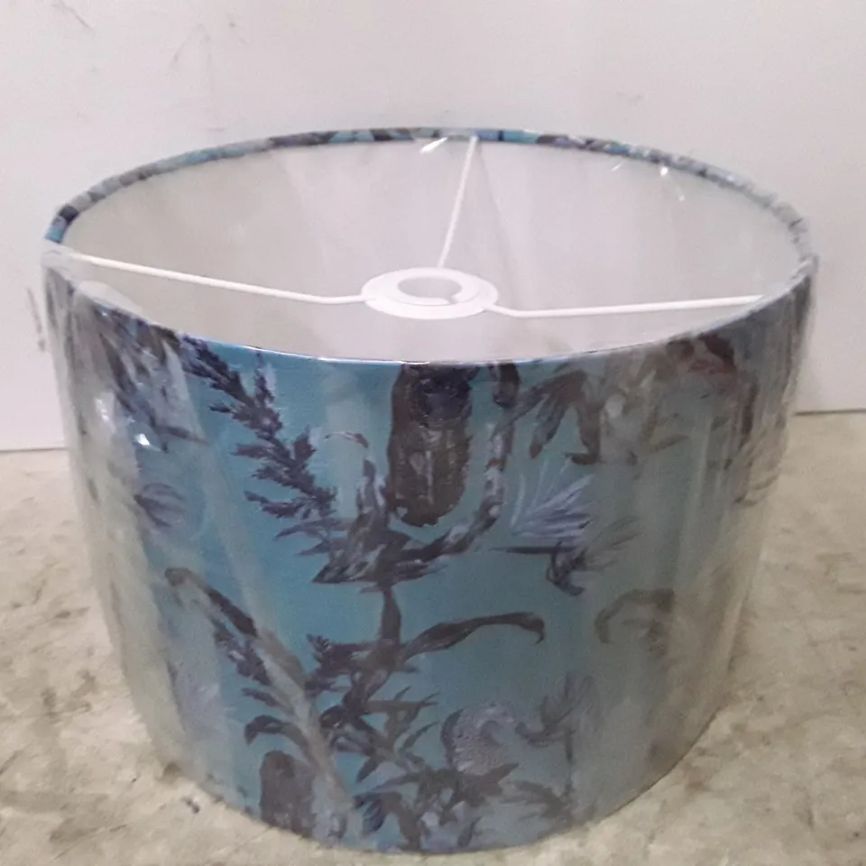 BOXED 21CM H COTTON DRUM PENDANT SHADE 