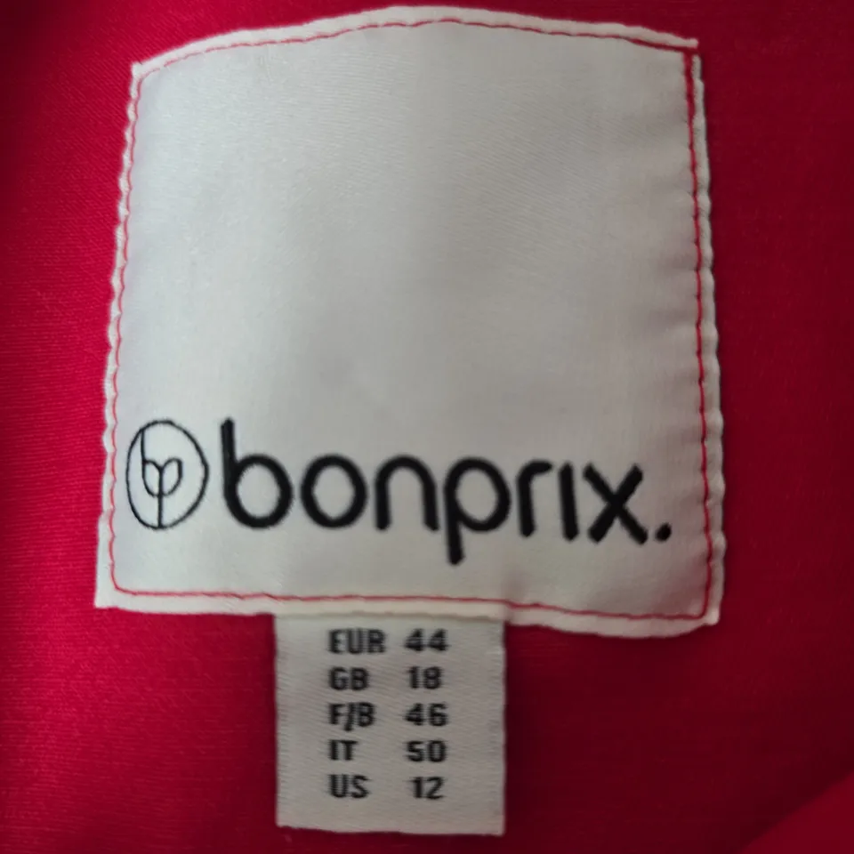 BONPRIX WOMEN'S RED JACKET – UK 18 (EU 44)