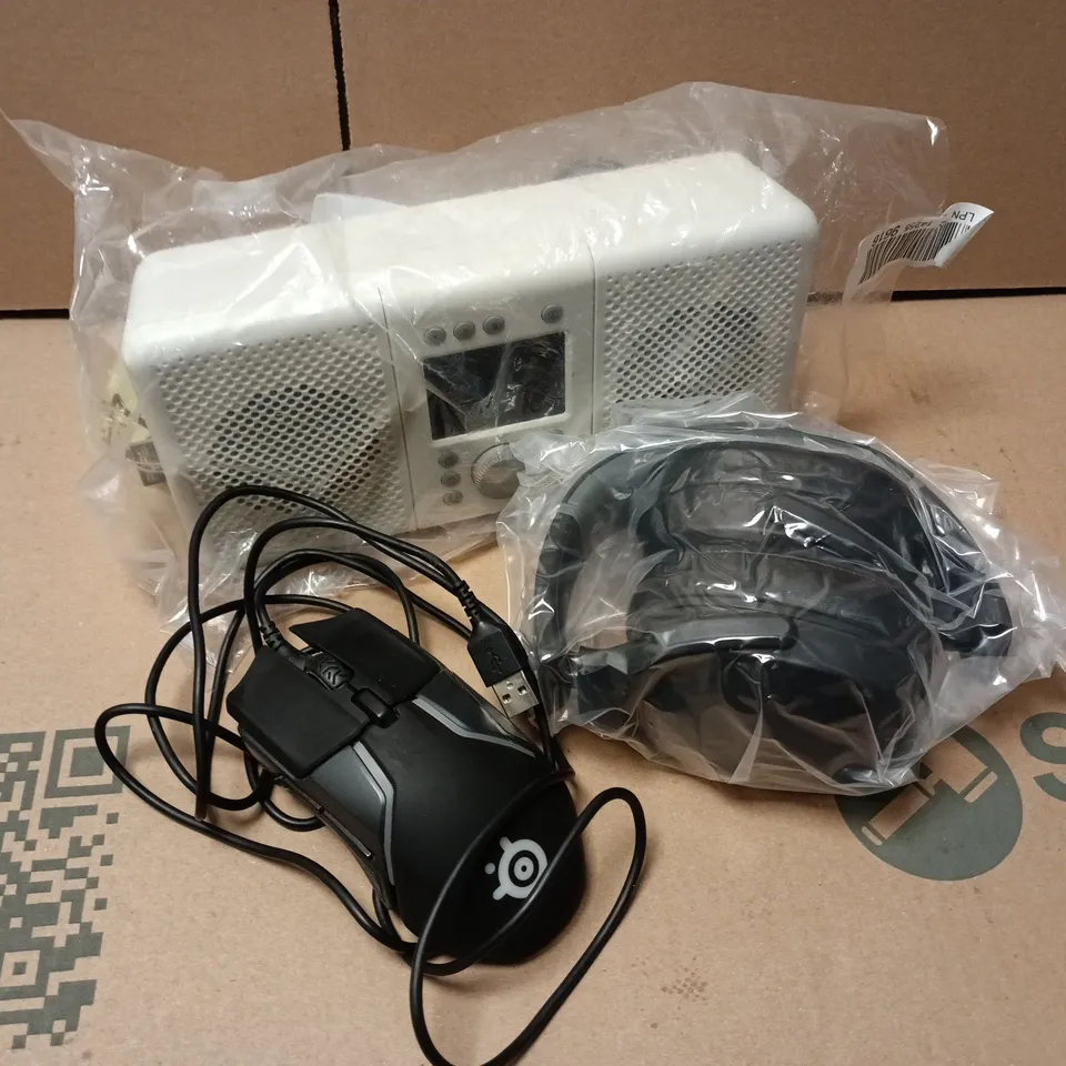 APPROXIMATELY 10 ASSORTED ELECTRICALS TO INCLUDE SKULLCANDY CRUSHER EVO, PURE ALAN CONNECT, STEELSERIES RIVAL 600, ETC