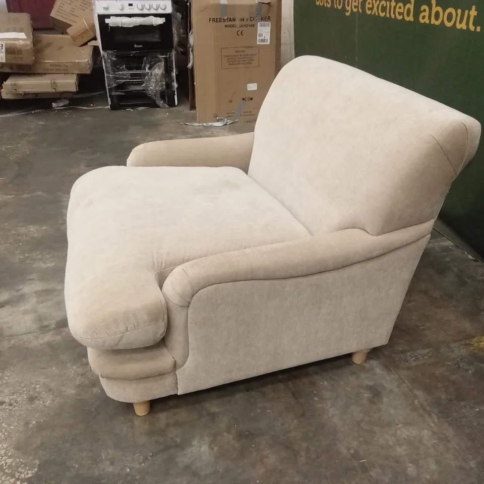 LPD HOME PLUMPTON SAHARA CHENILLE ARMCHAIR RRP £449